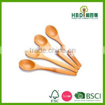 New design Kitchen food contact small bamboo candy spoon