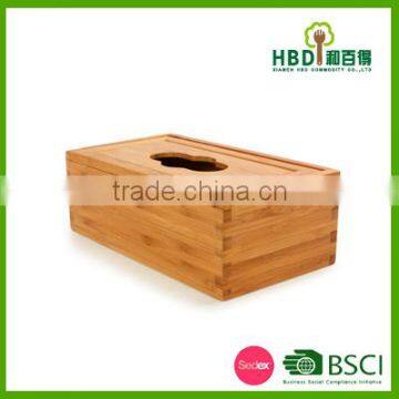 Buy Tissue Box,bamboo Wood Tissue Box,rectangle Tissue Box Dispencer photo-4