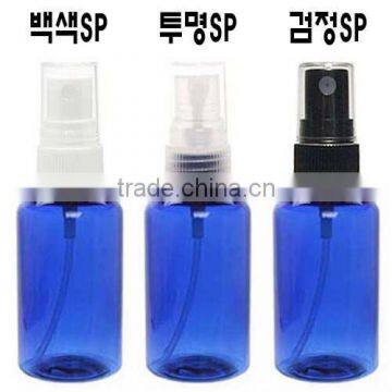 Spray cap PET bottle 50ml Blue Clear