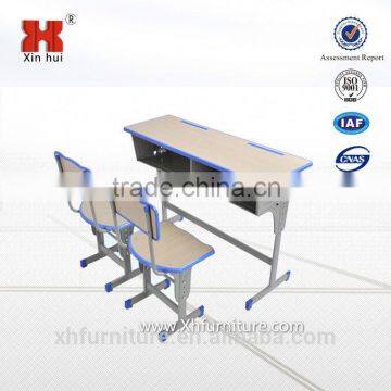 High Quality School Furniture Adjustable Student Desks and Chairs