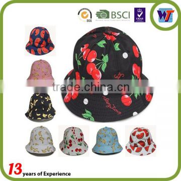 Sublimation printing wholesale funny bucket cap cheap custom bucket hats