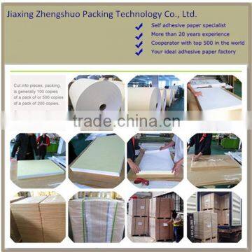 2015 best quality label printing machine roll sticker with strong glue