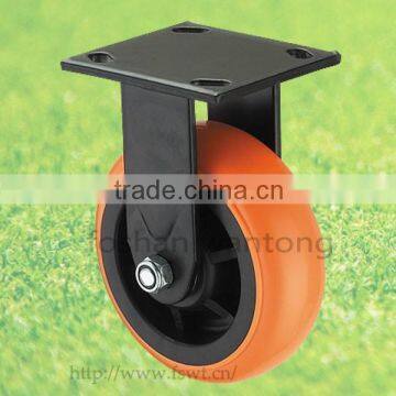 Double Steel Bearings 4 Inch Heavy Duty PU Caster Wheel photo-4