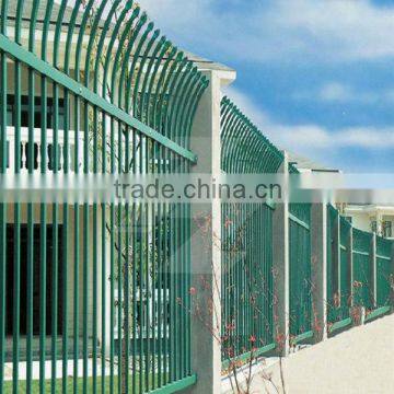 Cheap zinc steel fence/PVC coated and galvanized steel fence---Largest wire mesh factory