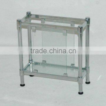 Glass Metal Magazine Display Rack Holder Office Furniture