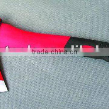 AXE with double color plastic handle