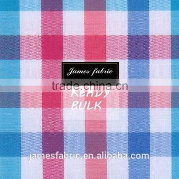James 15/16 New Developed Colorful Check Poplin Soft Woven Cotton Fabric photo-3