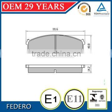 D186 41060-01F87 japanese Nissa brake pads