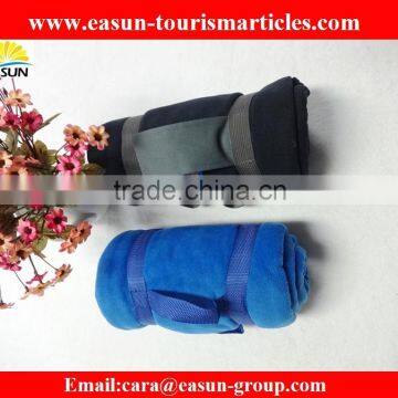 easy carry PLASTIC PVC bag packed airline blanket