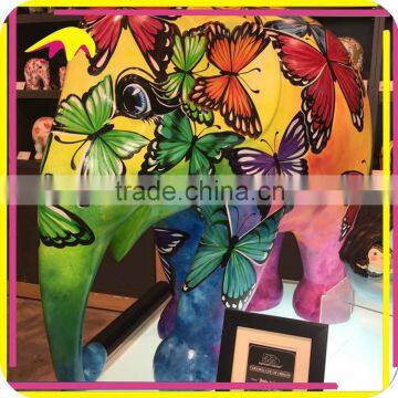 KANO4769 Amusement Park Funny Deco Fiberglass Cartoon Elephant photo-3