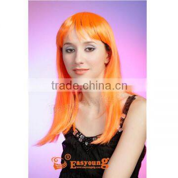Synthetic Cosplay Wigs and Party Wig, Yellow Color Costume Wigs photo-2