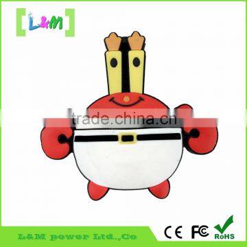 newest customized pvc cartoon usb flash drive 2gb 4gb 8gb 16gb 32gb