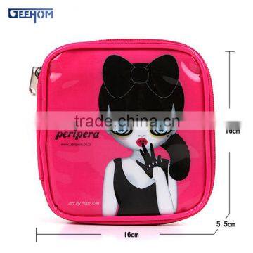Small Pvc Cosmetic Bag With Compartments