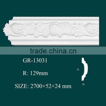 European-style Decorative PU Carving Cornice Moulding