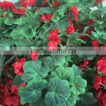 silk geranium bush hanging