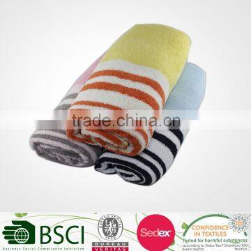 100% Cotton Yarn Dye Jacquard Stripe Kids Bath Towel