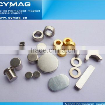 N50 Large Ring Sintered Ndfeb Magnets For Permanent DC Motor For Treadmills