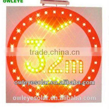 Solar Turning Signs/illuminated Traffic Arrow Signs/solar Limit Warning Sign photo-3