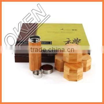 Bulk Bamboo Chinese Tea Drinking Cup With Lid and Logo Fashion Bamboo Cups Bamboo Mugs photo-5