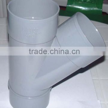 PVC pipe fitting mould Y Tee plastic injection mould