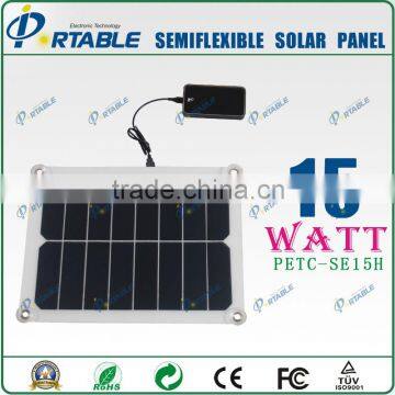 Hot Sale flexible 24% efficient portable solar panel charger for tablet/phone