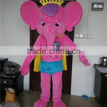 2016 elephant mascot costume/animal mascot costume for sale