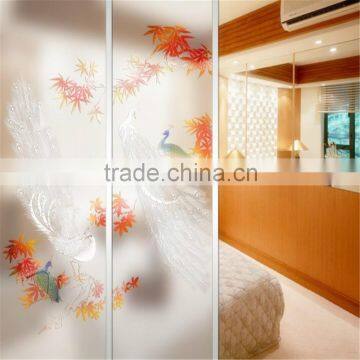 Decorative Patterned Acid Etched Glass Production photo-2