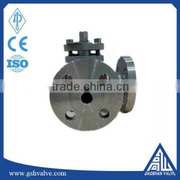 DN25 or 1 Inch SS304 SS316 Flanged Connection 3 Way Ball Valve photo-2