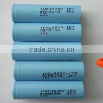 INR18650-15M samsung SDI 18650 1500mah 25A discharge