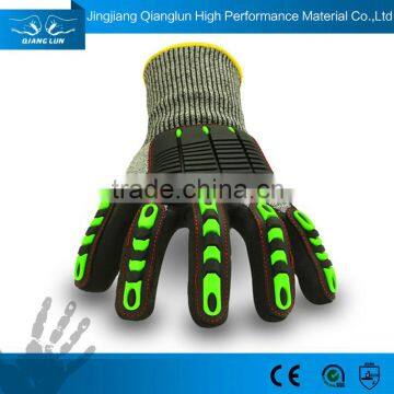 Puncture Level 3 Oil Rig Work Anti Tear Gloves photo-4