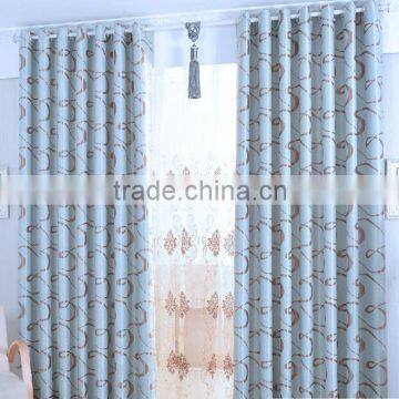 100% Polyester Cationic Jacquard Blackout Fabric Wholesale