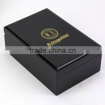 Raw Wood Jewelry Box Wooden Gloss Jewelry Box Customized Gift Box Jewlery photo-2
