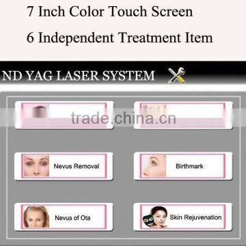 Super Fast Color Touch Screen Logo Customized 10HZ nd Yag Laser Tattoo Removal System photo-2