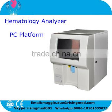 18 months warranty PC Platform Fully Auto Hematology Analyzer blood auto hematology machine