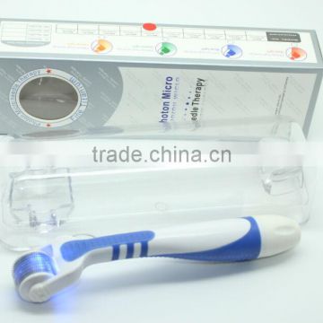 LED photon derma roller/mirco needle roller for skin care/scar removal with CE certificate -L001