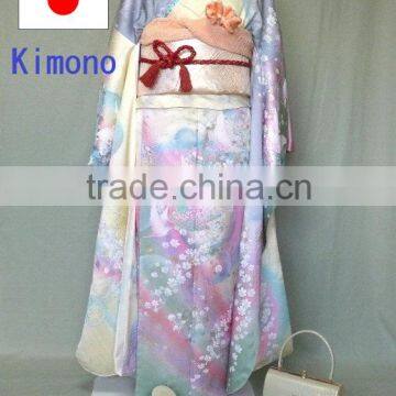 Japanese Silk Kimono and Dress