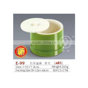 Plastic bamboo dinnerware