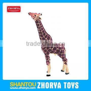 Plastic Animal Model Wild Animals Eat Food Giraffe Figures toys