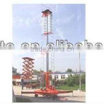 mobile telescoping hydraulic lift platform