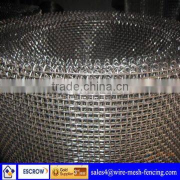 hot dip galvanized or PVC coated stainless steel crimped wire mesh for hot sale