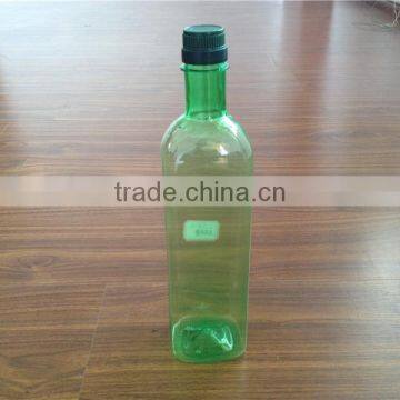 High Quality Pet Cooking Oil Bottle Size for Chicken 1000ml Square Shape Green Color photo-2
