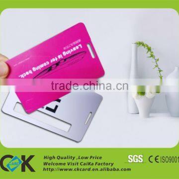 Low Price! Custom eco-friendly hard plastic tag with full color printing