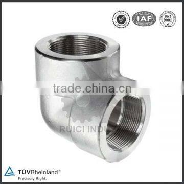 Lost wax casting hot dip galvanized 304 steel pipe fitting