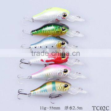 2013 hot sale attractive hard plastic fishing lures wholesale