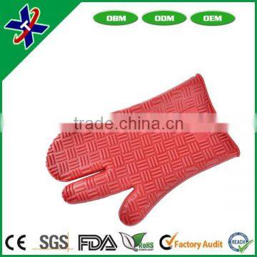 promotional household colorful silicone mittens/microwave safe silicone oven glove