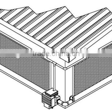 greenhouse/poultry house cooling panel