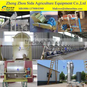 China Factory Stainless Steel Yam Starch Production Machine