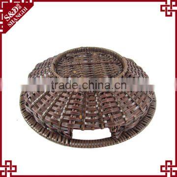 Wholesales Supermarket PE Rattan Plastic Display Stand for Fruit Vegetable photo-6