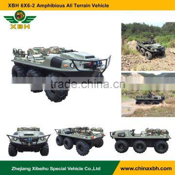 XBH 6x6-2 2017 new multifunction Amphibious Vehicle UTV ATV desert swamp river all terrains car