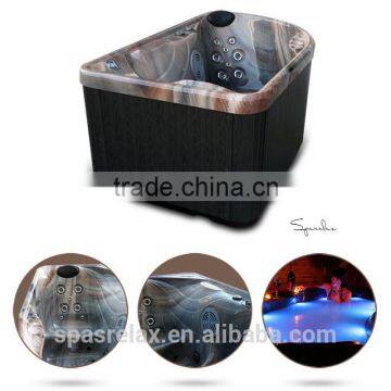 New design CE approved 2 person outdoor spa bathtub with sex massage US Acrylic Microsilk Balboa spa